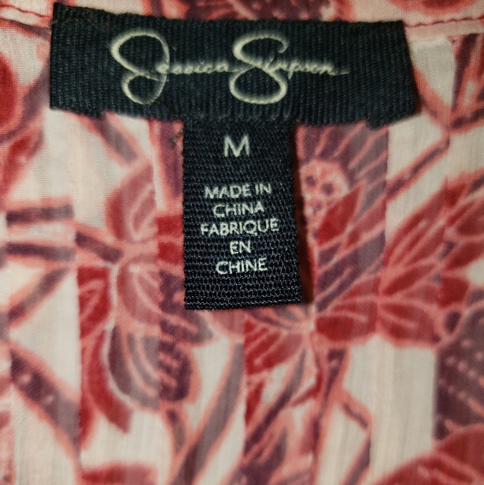 JESSICA SIMPSON BOHO FLORAL TOP - Picture 4 of 7